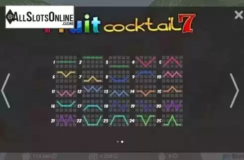 Screen3. Fruit Cocktail 7 from MrSlotty