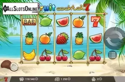 Screen4. Fruit Cocktail 7 from MrSlotty