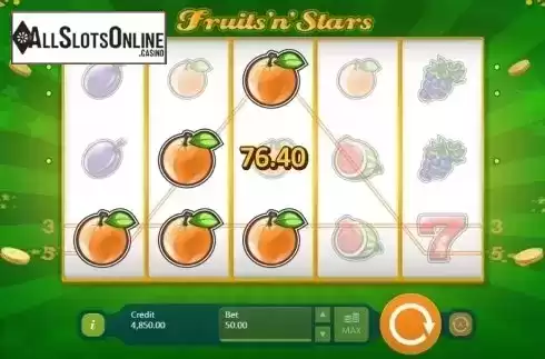 Screen 2. Fruits and Stars (Playson) from Playson