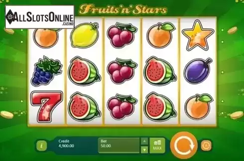 Screen 1. Fruits and Stars (Playson) from Playson