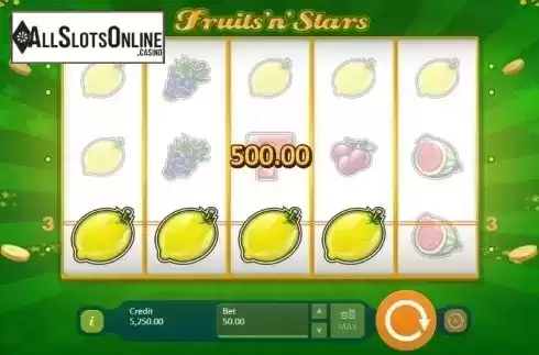 Screen 7. Fruits and Stars (Playson) from Playson