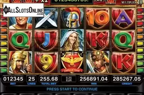 Screen3. Gladius Of Honor from Casino Technology