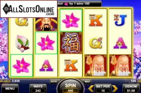 Win Screen 1. Gods of Fortune from Spin Games