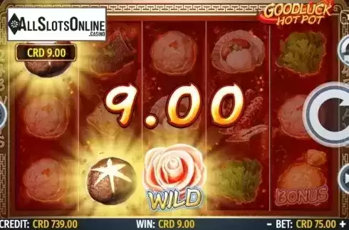 Win Screen 2. Goodluck Hot Pot from Octavian Gaming