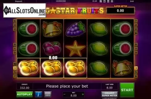 Win Screen 2. Gold Star Fruits from Eurocoin Interactive