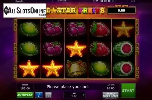Win Screen 5. Gold Star Fruits from Eurocoin Interactive