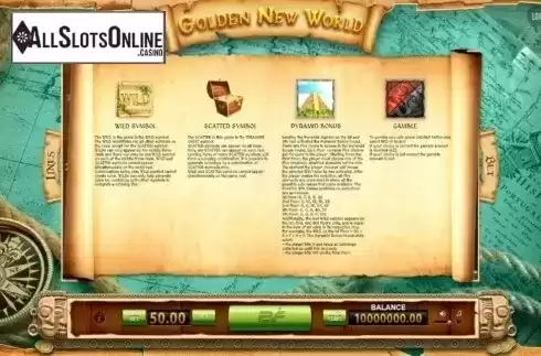 Screen4. Golden New World from BF games