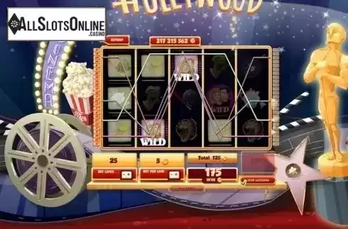 Win Screen. Hollywood Riches from Red Rake