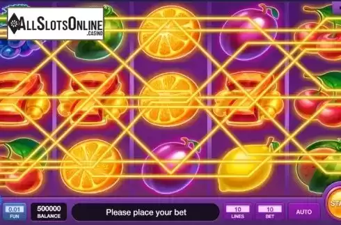 Reel screen. Hot Fruits Wheel from InBet Games