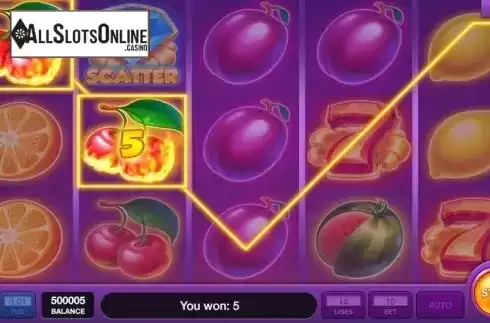 Win screen 2. Hot Fruits Wheel from InBet Games