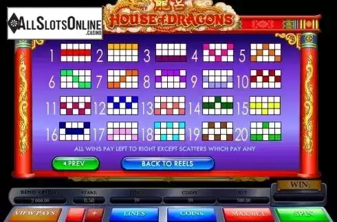 Winlines. House of Dragons from Microgaming