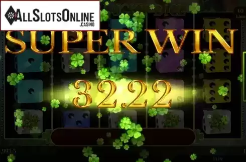 Super Win. Irish Lucky Dice from Spinomenal