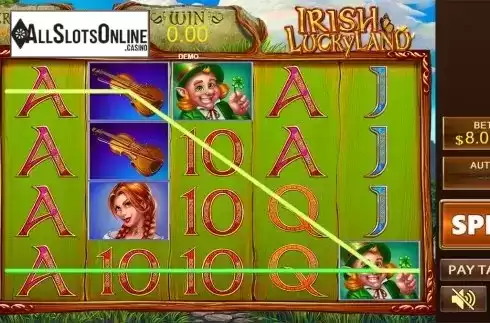 Game workflow 2. Irish Lucky Land from PlayStar
