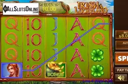 Game workflow 3. Irish Lucky Land from PlayStar