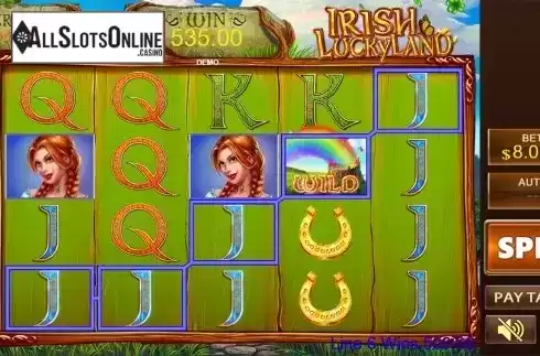 Game workflow 4. Irish Lucky Land from PlayStar