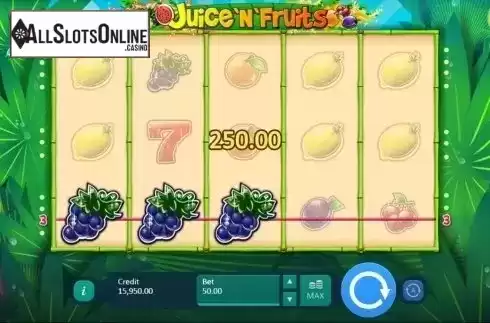 Screen 4. Juice and Fruits from Playson