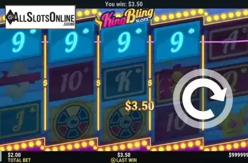 Win screen 1. King Bling Slots from Slot Factory