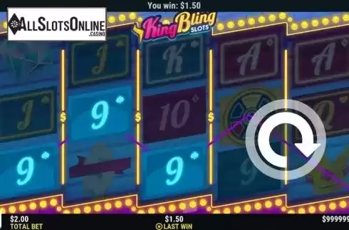 Win screen 3. King Bling Slots from Slot Factory