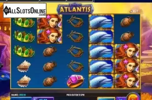 Screen 1. King of atlantis from IGT