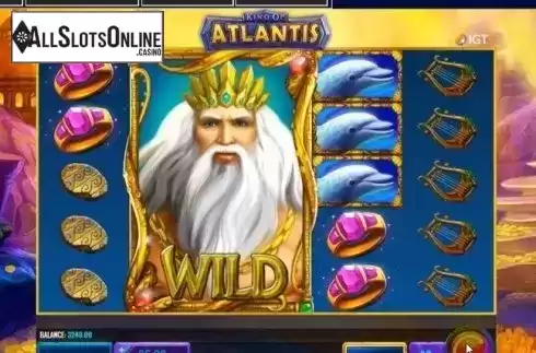 Screen 3. King of atlantis from IGT
