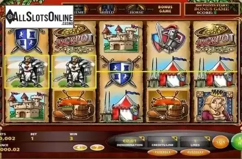 Reel Screen. Knights of Glory from IGT