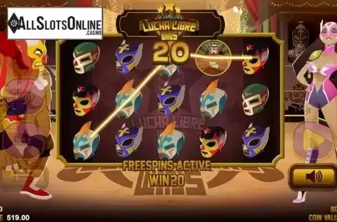 Free Spins 2. Lucha Libre Wins from Magma