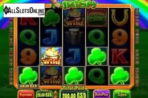 5 of a kind win screen. Luck O' the Irish from Blueprint