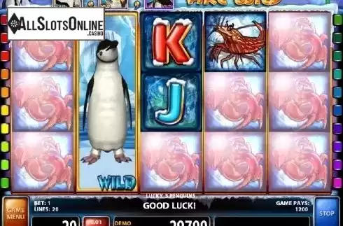Screen 4. Lucky 3 Penguins from Casino Technology