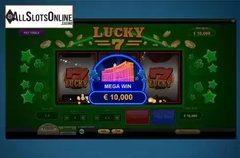 Mega Win Screen. Lucky 7 (NetoPlay) from NetoPlay