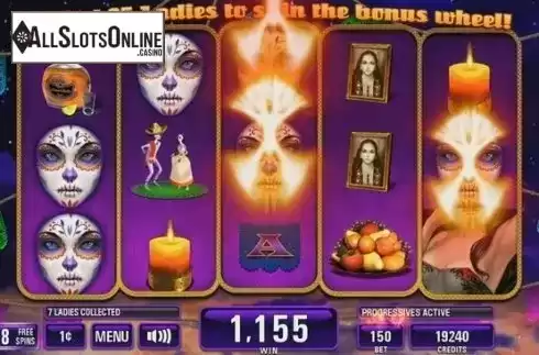 Win Screen 3. Lady of the Dead from Incredible Technologies