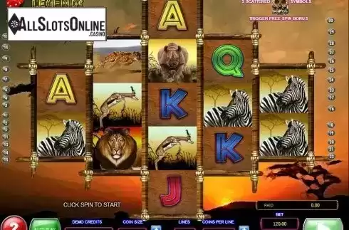 Reels. Legends of Africa from 2by2 Gaming