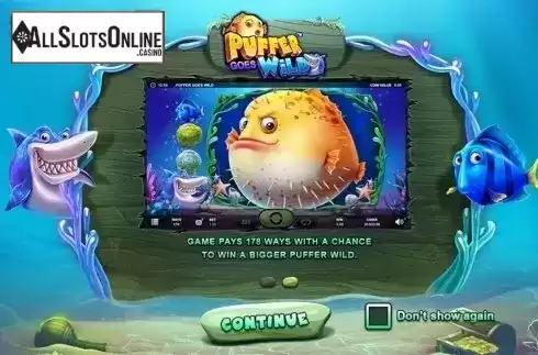 Intro screen 2. Puffer Goes WIld from Plank Gaming