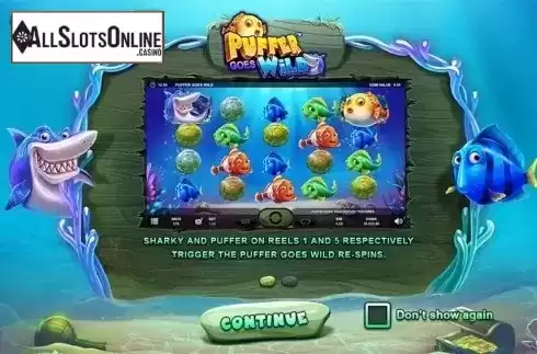 Intro screen 1. Puffer Goes WIld from Plank Gaming