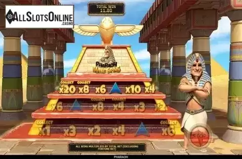 Pyramid of prizes screen 2. Pharaoh (Inspired) from Inspired Gaming
