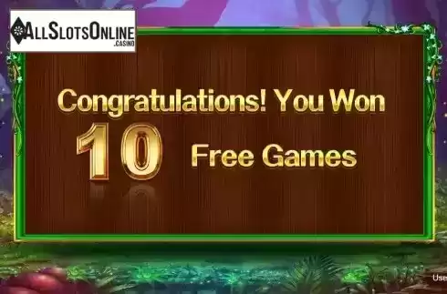 Free Spins Win Screen 2