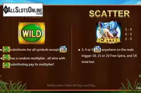 Wild and Scatter Screen