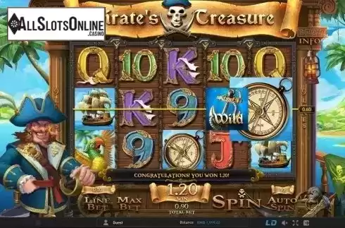 Screen 2. Pirate's Treasure from GamePlay