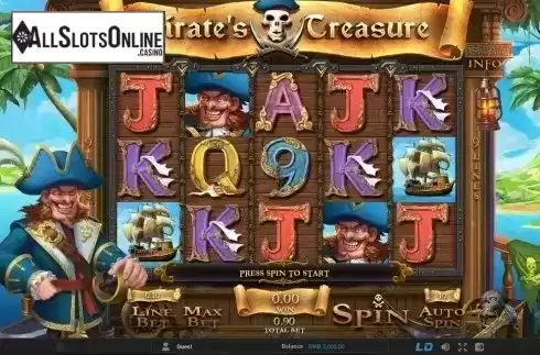 Screen 1. Pirate's Treasure from GamePlay