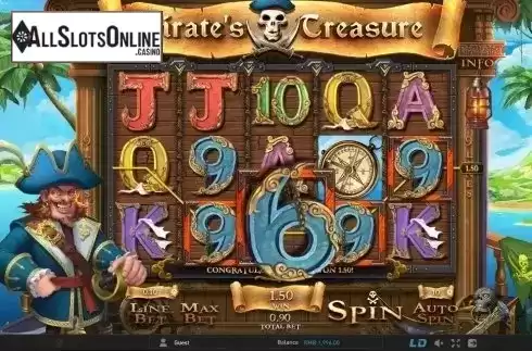 Screen 4. Pirate's Treasure from GamePlay