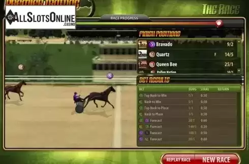 Screen 7. Premier Trotting from Microgaming