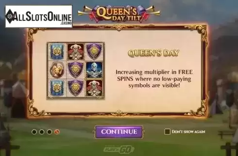 Intro 4. Queen's Day Tilt from Play'n Go