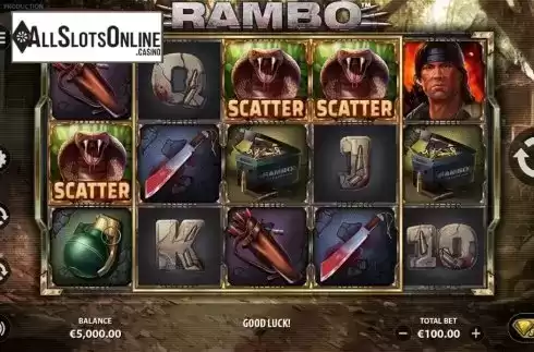 Scatter Symbols. Rambo (StakeLogic) from StakeLogic