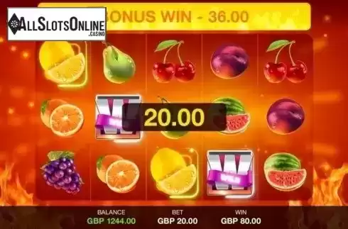 Win Screen 1. Red Hot Win Spin from Probability Jones