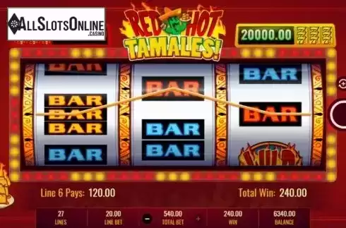Win Screen 5. Red Hot Tamales from IGT