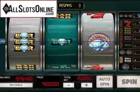 Win Screen. Respins & Diamonds from Red Rake