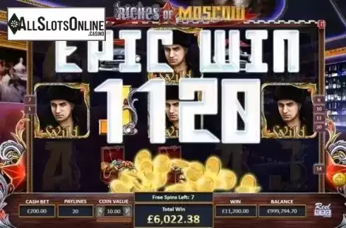 Free Spins 2. Riches of Moscow from ReelNRG