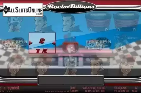 Free spins. Rockabillions HD from World Match
