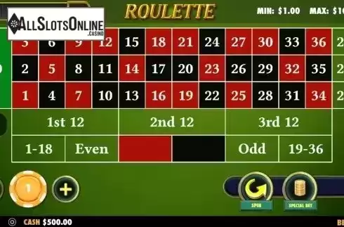 Game Screen 1. Roulette Crystal from Pragmatic Play