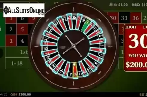 Win Screen. Roulette Crystal from Pragmatic Play