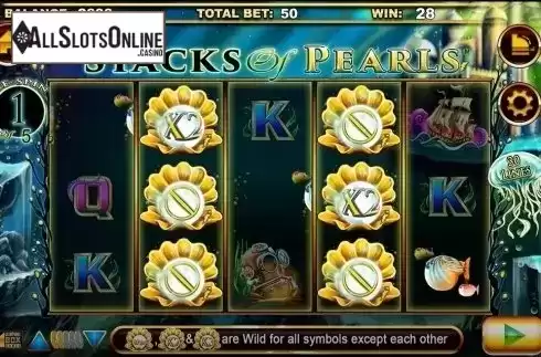 Free Spins. Stacks of Pearls from Lightning Box